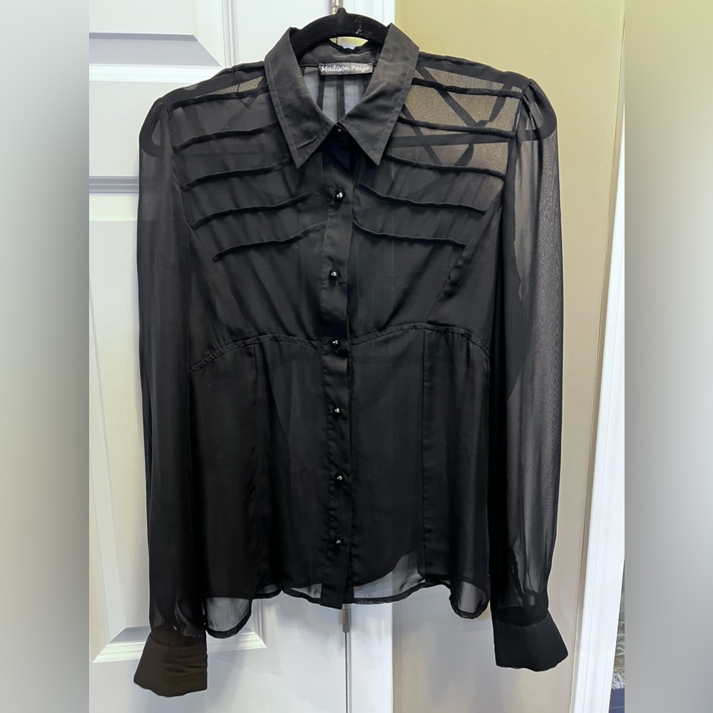 Black button up shirts, great for work or going out.